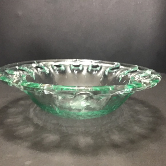 Vintage Reticulated Vidrios San Miguel Recycled Glass Bowl - Picture 3 of 8